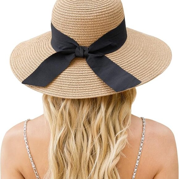 Beach Hat for Women, Wide Brim Sun Straw Hat for Women, Sun Hat main image 5